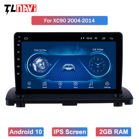 9 inch Android 10 Car Radio GPS Navi Multimedia Player For 1Volvo XC90 2004 2005 2006 2007 2008-2014 Head unit Stereo ► Photo 1/6