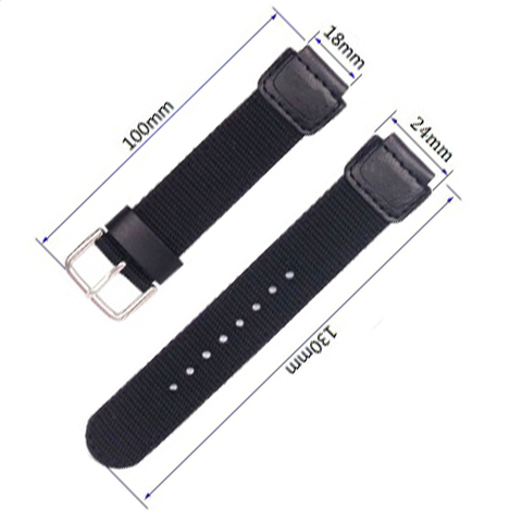 Nylon strap for CASIO band for SGW-300H 400H 500H MRW-200H AE-1000W AE-1300 AE-1200 W-S200H W-800H W-216H W-735H W-215 AEQ-110W ► Photo 1/3