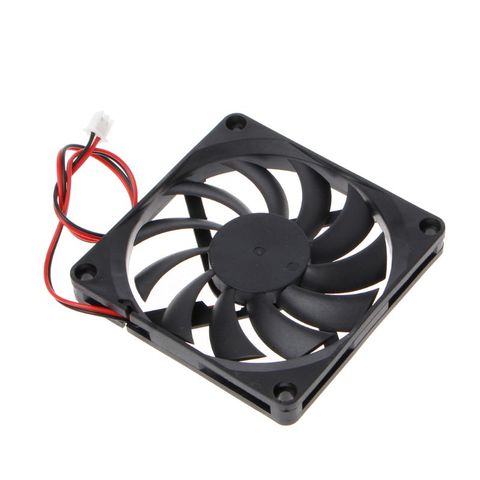 24V 2-Pin 80x80x10mm PC Computer CPU System Heatsink Brushless Cooling Fan 8010 K1AA ► Photo 1/6