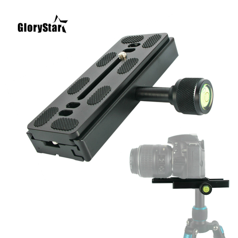 Camera clamp long plate mount clamp tripod plate adapter telephono lens clamp for arca swiss plate tripod dslr camera QR120 ► Photo 1/6