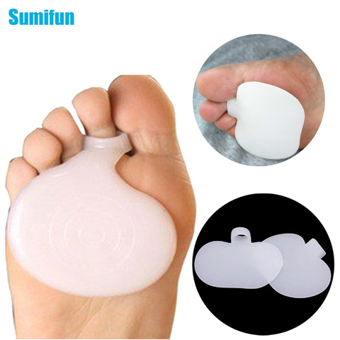 2Pcs Forefoot Shoes Cushion Pads High Heel Elastic Silicone Gel Insoles Orthotic Arch Support Pads Non Slip Relieve Pain ► Photo 1/6