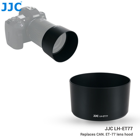 JJC Reversible Lens Hood Compatible with Canon RF 85mm F2 Macro IS STM Lens for EOS R R5 R6 RP Ra C70 Replaces ET-77 Lens Hood ► Photo 1/6