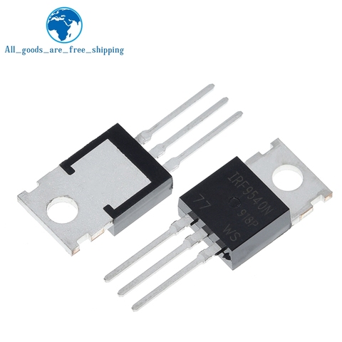 10PCS IRF9540N IRF9540 P-Channel Power MOSFET 23A 100 V TO-220 ► Photo 1/6