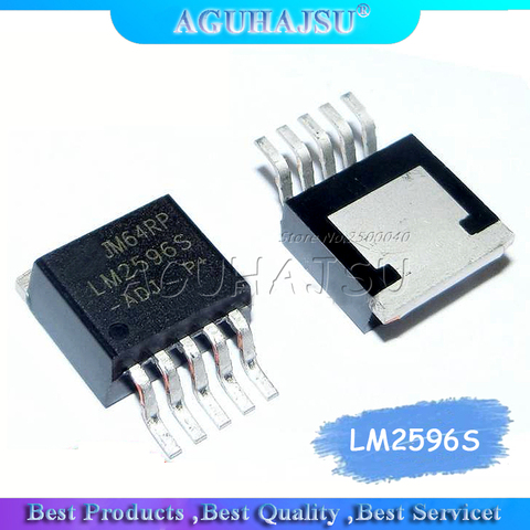 LM2596S-ADJ IC TO-263-5 LM2596S 2596 Buck-boost adjustable five-terminal regulator ► Photo 1/1