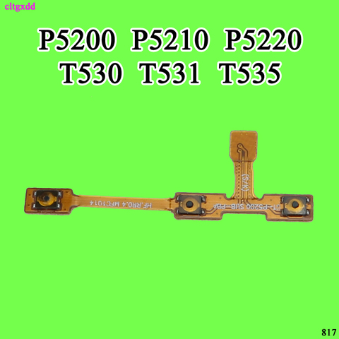 1X Power Volume Button Key Flex Cable Replacement Parts For Samsung Galaxy Tab 4 T530 T531 T535 Tab 3 10.1 GT-P5200 P5210 P5220 ► Photo 1/3