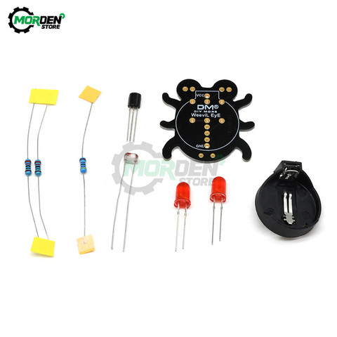 Weevil DIY Kit Eye Electronic Beginner Learn To Solder Fun Kit Handmade Gift Fit for Student Experiment Parent-Child Interaction ► Photo 1/6