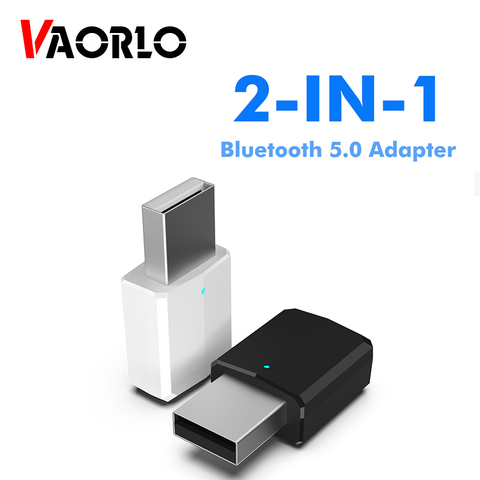 VAORLO Bluetooth 5.0 Audio Receiver Transmitter Mini Stereo Bluetooth AUX RCA USB 3.5mm Jack For TV PC Car Kit Wireless Adapter ► Photo 1/6