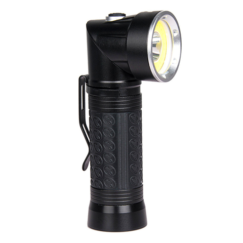 T6+COB 90 Degree Rotating Working Flashlight Powerful LED Torches Lamp Portable White/Red Light Flashlights For Outdoor Camping ► Photo 1/6