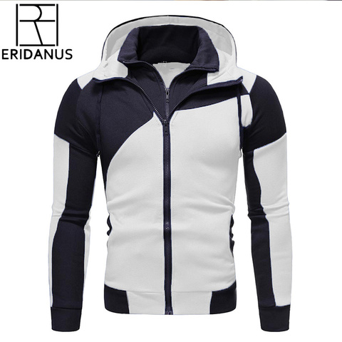 Autumn Winter New Men's Jacket Slim Fit Hooded Zipper Jacket Male Solid Cotton Thick Warm Hoodies Coat Men Clothing Tops MWW166 ► Photo 1/6