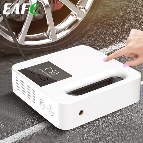 Large Screen Car Tire Inflator Air Pump Protable Electric Car Air Compressor Mini Tire Inflator Auto Tyre Pumb 12V Air Inflator ► Photo 1/6