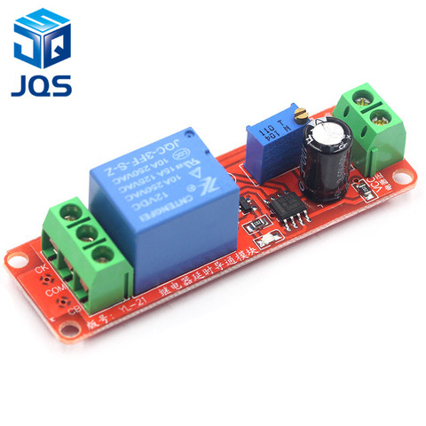 NE555 Timer Switch Adjustable Module Time delay relay Module DC 12V Delay relay shield 0~10S ► Photo 1/4