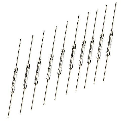 10pcs N/O Reed switch Magnetic Switch 2 * 14mm Normally Open Magnetic Induction switch For Arduino ► Photo 1/5