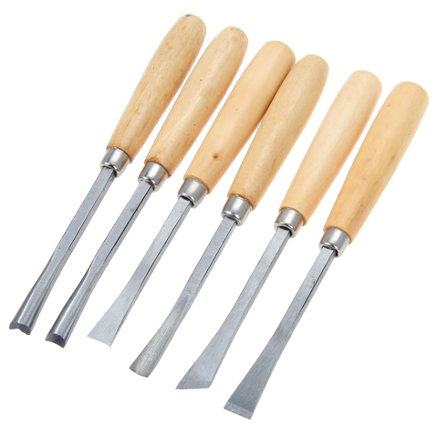 6Pcs Carving Hand Chisel Tool Set Carpenters Woodworking Carving Cutter DIY Manual Hand Tools for Woodworker Carpenter ► Photo 1/6