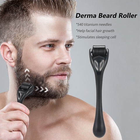 DARSONVAL DRS 540 Beard Derma Roller Titanium For Hair Growth Mesoroller For Face Machine Skin Care Microniddle Needle Roller ► Photo 1/6