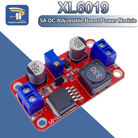 5A DC-DC Step Up Power Module Boost Volt Converter 3.3V-35V To 5V 6V 9V 12V 24V XL6019 Adjustable Output Regulator ► Photo 1/6