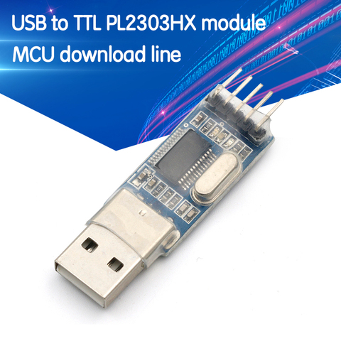 PL2303 USB to TTL / USB-TTL / STC microcontroller programmer / PL2303 USB To RS232 TTL Converter Adapter Module ► Photo 1/6