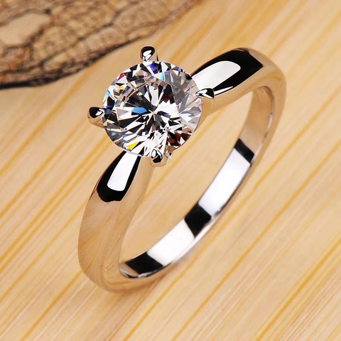 D  VVS1  1ct moissanite  Beautiful thread ring, 925 Sterling Silver Diamond ring. Special promotion ► Photo 1/4