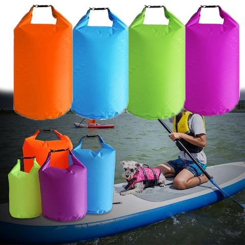 1PC Portable Colorful 210T Polyester Waterproof Dry Bag Beach Floating Bucket Bag Outdoor Sport Cycling Camping Hiking Accessory ► Photo 1/6