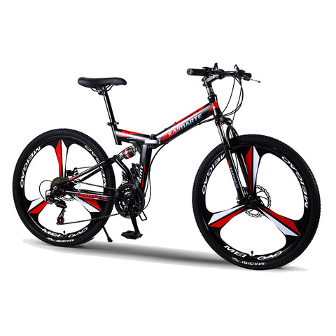 WolFAce Road Bikes Racing Bicycle Foldable Bicycle Mountain Bike 26/24 Inch Steel 21/24/27 Speed Bicycles Dual Disc Brakes ► Photo 1/6