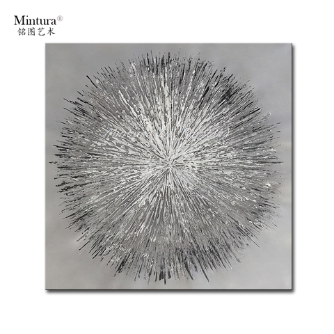 Mintura Painting for Living Room Wall Art Abstract Burr Ball Acrylic Canvas Oil paintings Art Hand Painted Hotel Decor No Framed ► Photo 1/6