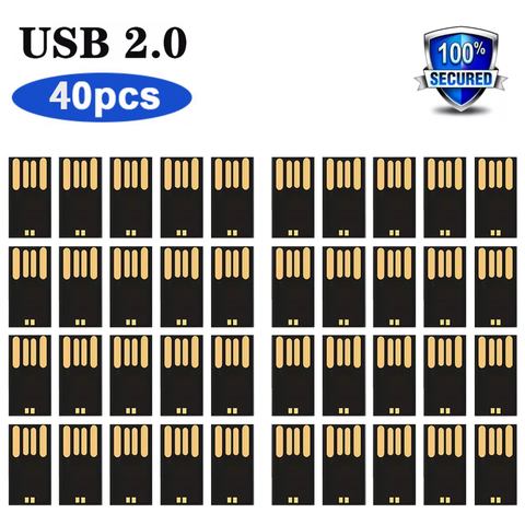 Factory wholesale chip Long  USB 2.0 4GB 8GB 16GB 32GB 64GB U disk chip pen drive usb flash drives semi-finished Memory stick ► Photo 1/6