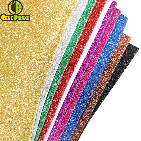 2Pcs Glitter Paper Sheets 20cm*30cm Sparkles Golden Foam Paper Colorful EVA Craft Paper Handmade Materials Children DIY Supplies ► Photo 1/6