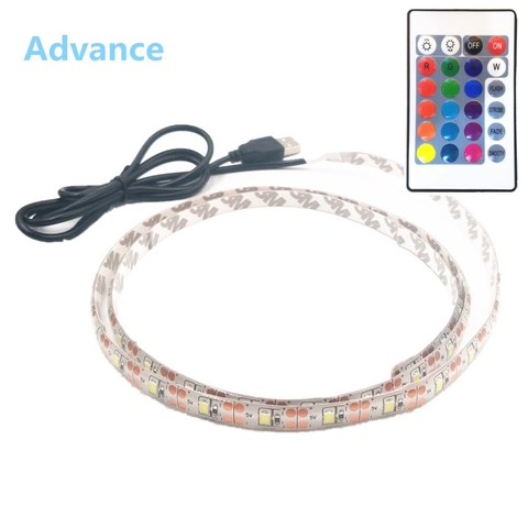 USB LED Strips SMD3528 light 5V adapter string Christmas desk Decor lamp tape For TV Background Lighting 5V 50CM 1M 2M 3M 4M 5M ► Photo 1/6