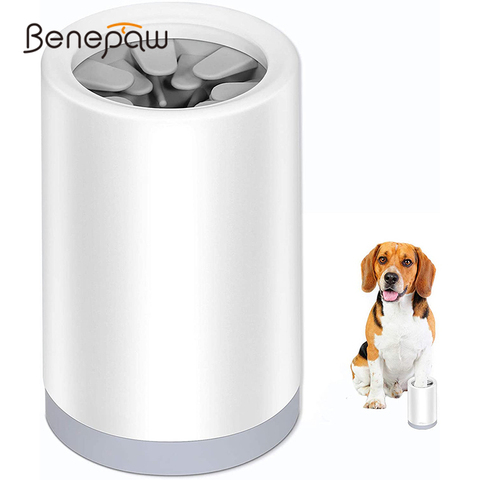 Benepaw Soft Silicone Paw Cleaner Prevent Water Splashing Removable Dog Foot Washer Cup For Cleaning Muddy Paws Grooming Brush ► Photo 1/6