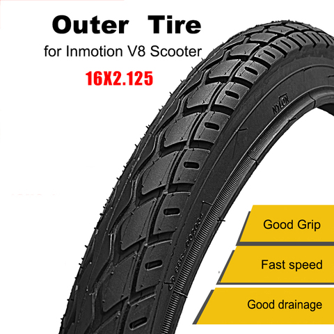 16 Inch Wheel Tires Parts Unicycle Tyres for Inmotion V8F Accessories V5D Inner Tube 14*2.125 Self-Balancing Scooter V5F Replace ► Photo 1/6