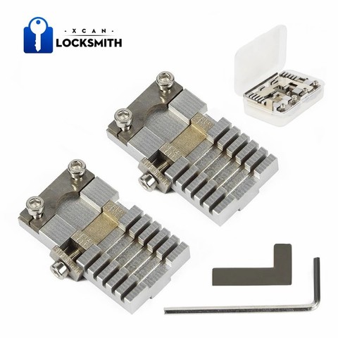 XCAN 6pcs Key Duplicating Machine Clamping Fixture Set For Copy Car Keys Door Keys Cutting Locksmith Tools ► Photo 1/5