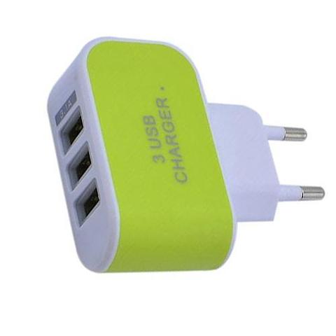 2022 NEW Arrival 3 Ports 3.1A Triple USB Port Wall Home Travel AC Charger Adapter EU Plug Mobile Phone Charger Dropshipping ► Photo 1/6