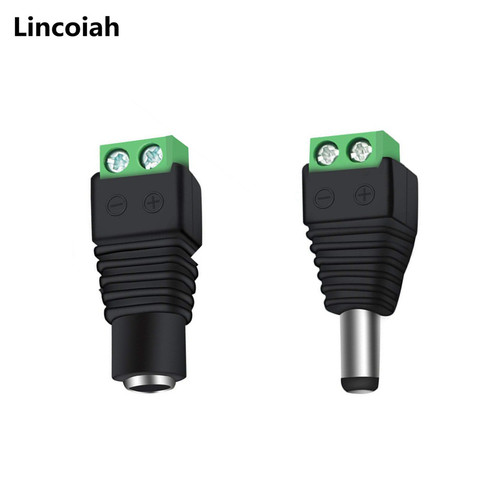 1pcs Female or 1 pcs Male DC connector 2.1*5.5mm Power Jack Adapter Plug Cable Connector for 3528/5050/5730 led strip light ► Photo 1/3