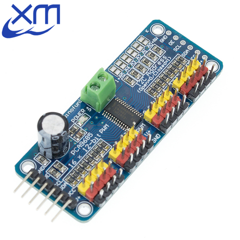 16 Channel 12-bit PWM/Servo Driver-I2C interface PCA9685 module ► Photo 1/6