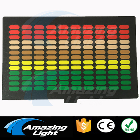 Hot sale Party sound active el panel  light up el panel  sound activated flashing LED panel for t-shirt ► Photo 1/6