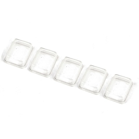5 Pcs 21x15mm Rocker Boat Switch White's Clear Silicone Waterproof Protect Cover Rectangle Cap ► Photo 1/1