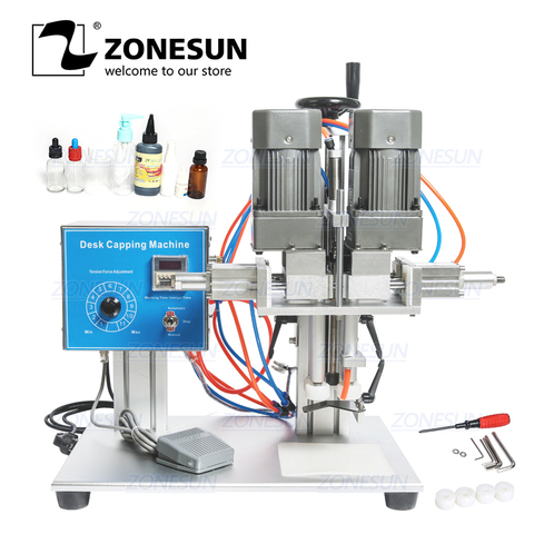 ZONESUN E-juice E-liquid Desktop Trigge Cap Capper Twist Glass Dropper Spout  Capping Machine ► Photo 1/6