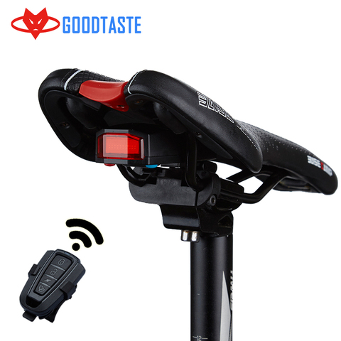 Bicycle Wireless Anti-theft Alarm Lock Bike Remote Control Rear Light Antusi Bell Cycling Safety Taillight Bicicletas Smart Lamp ► Photo 1/4