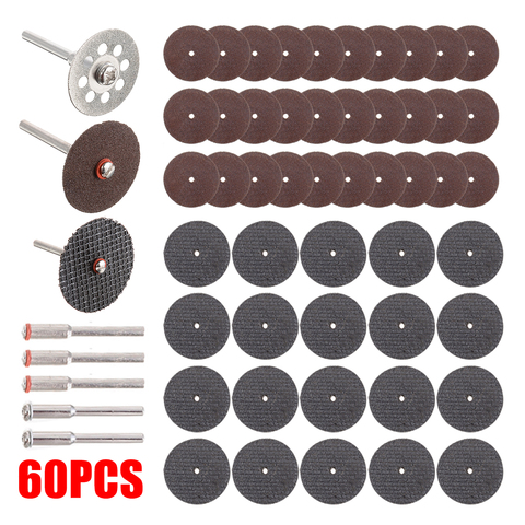 60Pcs Diamond Cutting Disc Abrasive Tools Grinder Rotary Tool Circular Saw Blade Woodworking Metal Mini Drill Rotary Accessory ► Photo 1/6