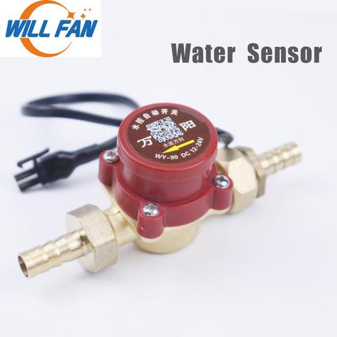 Will Fan Water Sensor 10mm Thread Connector Flow Switch Protect Co2 Laser Tube And Laser Engraving Cutting Machine ► Photo 1/6