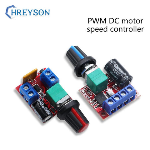 1Pcs  5V-35V 5A 90W PWM DC Motor Speed Controller Module Control Adjust Board Switch LED Speed Regulation Dimming Module 12V 24V ► Photo 1/6