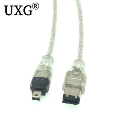 Firewire de 6 Pinos para 4 Pinos Chumbo IEEE 1394 DV Out Cable 5FT 1.5m 150cm ► Photo 1/4