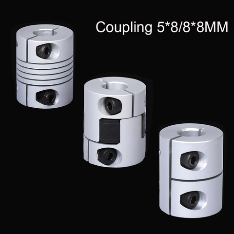 3D Printer Parts Flexible Shaft Coupler 5*8/8*8MM Elastic Clamping Coupling/Plum Blossom/Rigid Coupling CNC Stepper Motor ► Photo 1/6