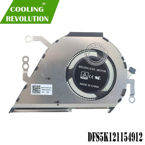 Laptop CPU Cooling fan for ASUS Vivibook 14 X420 Y406U Y406UA Y406F X420U R459FA 13NB0LA0M02111 FL3M ► Photo 1/2