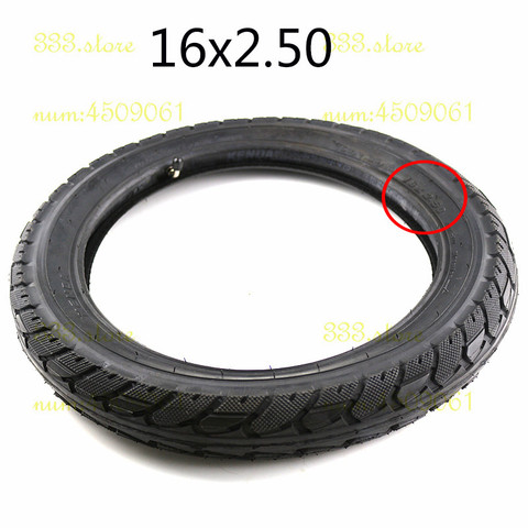 16x2.50 64-305 tire inner tube Fits Kids Electric Bikes Small BMX Scooters 16*2.5 with a bent angle valve stem 1 ► Photo 1/6