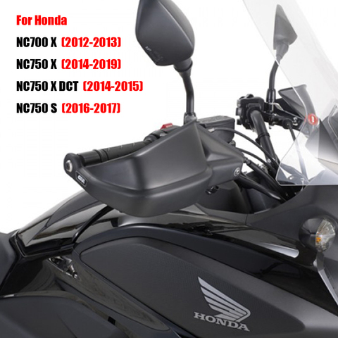 For Honda NC700X NC750 X NC750X DCT NC750S NC 750 X 2012 2013 2014 2015 2016 2017 Hand Guard Protectors Handguards Windshield ► Photo 1/6