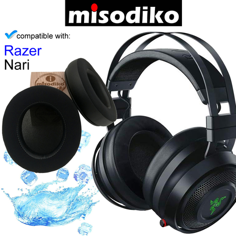 misodiko Replacement [Upgraded Cooling Gel] Oval Ear Pads Cushion - for Razer Nari Ultimate 7.1 Wireless / Wired Gaming Headset ► Photo 1/1