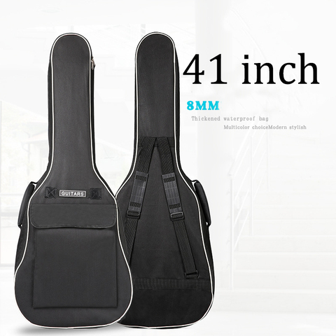 Free shipping guitar straps 41inch wood ballad guitar case electric guitar cover  bags electric bass guitar box 36inch bag ► Photo 1/5