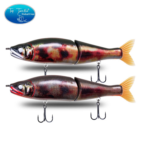 CFLURE fisnhing lure swimbait floating slow sinking 220mm big bass Fishing Jointed Baits  Slide Lures for pike musky perch ► Photo 1/6