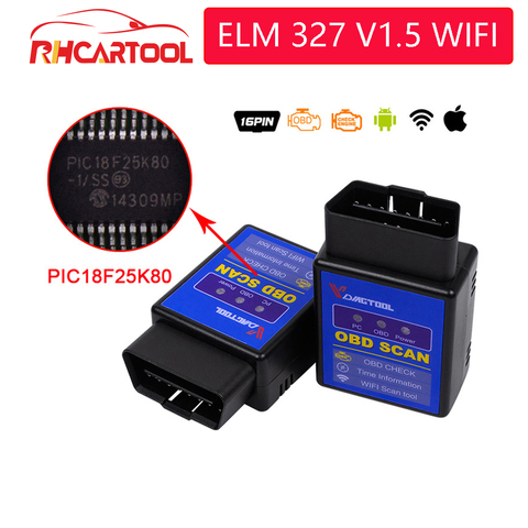 ELM327 WIFI OBD2 EOBD Scan Tool Support Android and iPhone/iPad