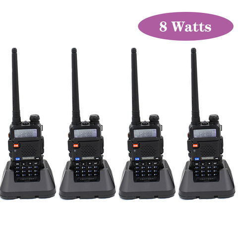 4PCS Baofeng UV-5R Portable Walkie Talkie Radio Station 128CH VHF UHF Dual Band UV5R Two Way Radio for Hunting Ham Radio CB ► Photo 1/6